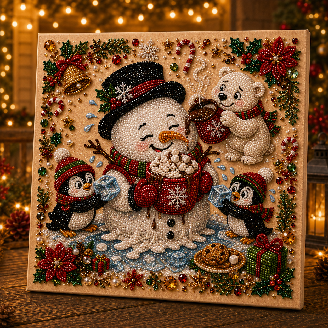 🎄 LAST DAY 49% OFF – ✨ Absurd Christmas Moments Pearl Art Kit