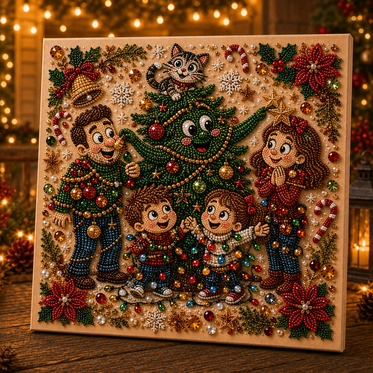 🎄 LAST DAY 49% OFF – ✨ Absurd Christmas Moments Pearl Art Kit