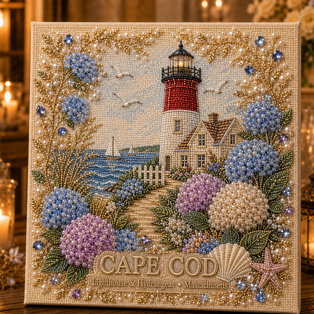 🔥LAST DAY 50% OFF - 🌿 Timeless American Destinations Pearl Art Kit