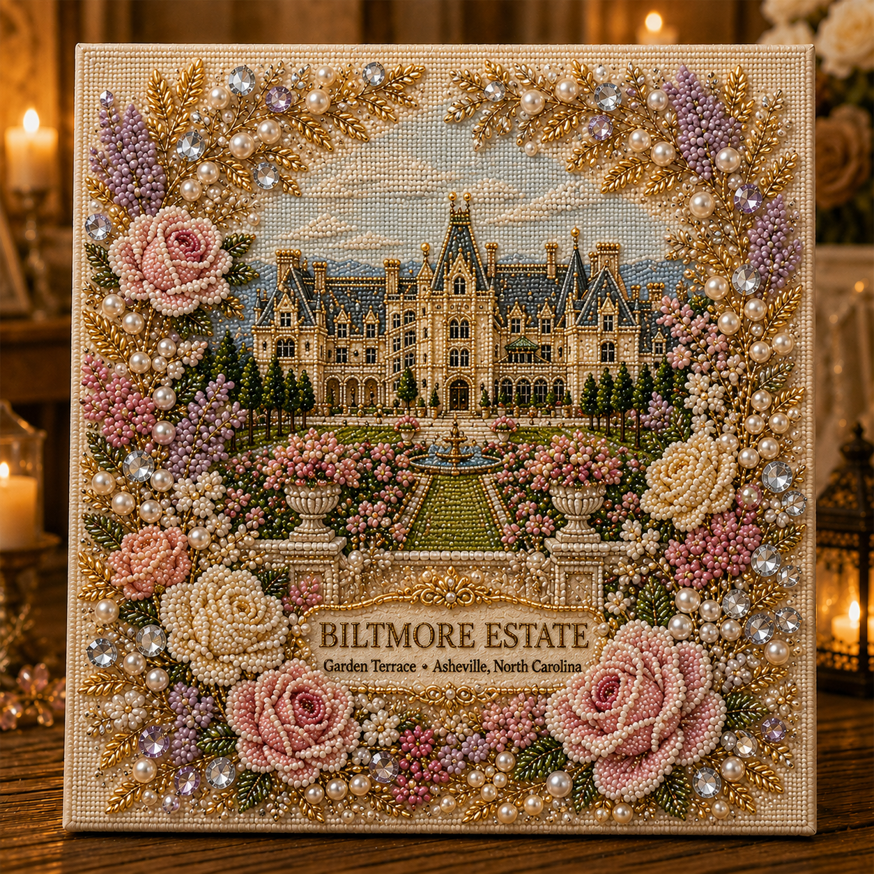 🔥LAST DAY 50% OFF - 🌿 Timeless American Destinations Pearl Art Kit
