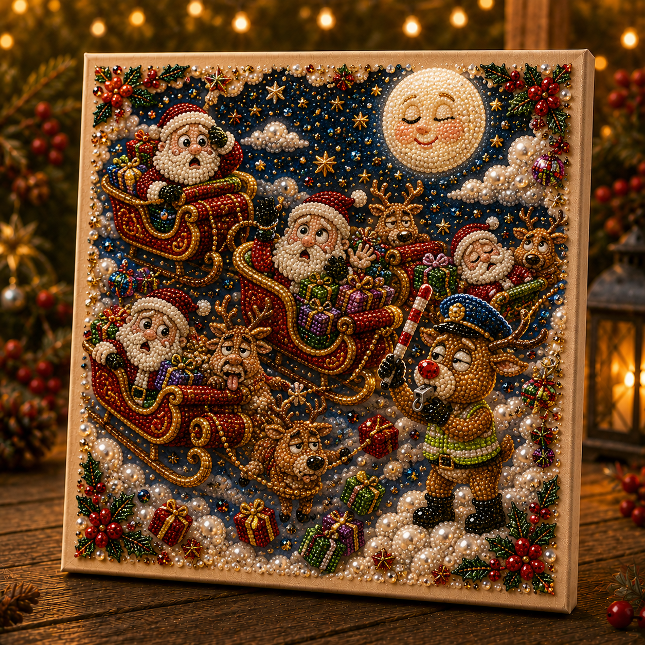 🎄 LAST DAY 49% OFF – ✨ Absurd Christmas Moments Pearl Art Kit