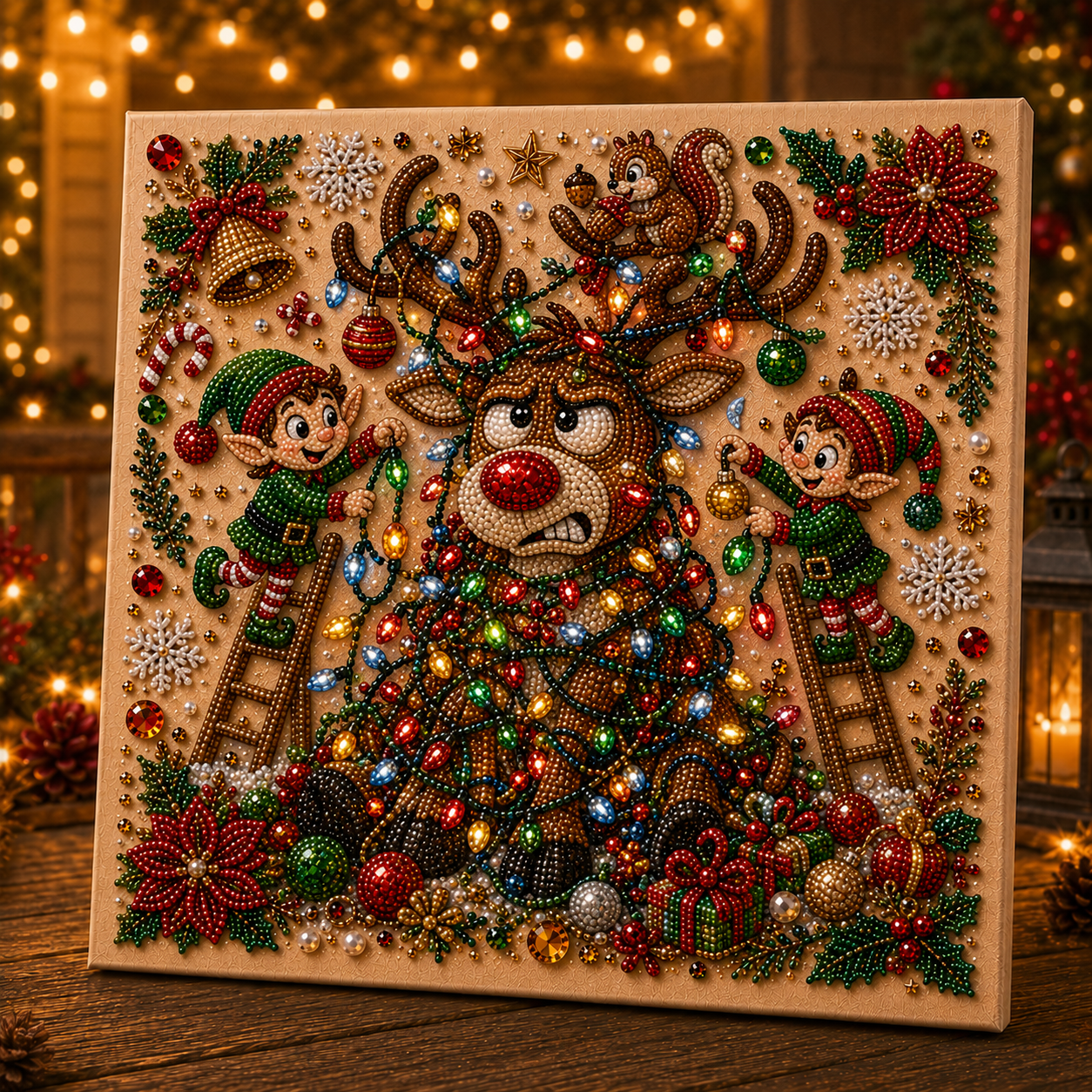 🎄 LAST DAY 49% OFF – ✨ Absurd Christmas Moments Pearl Art Kit